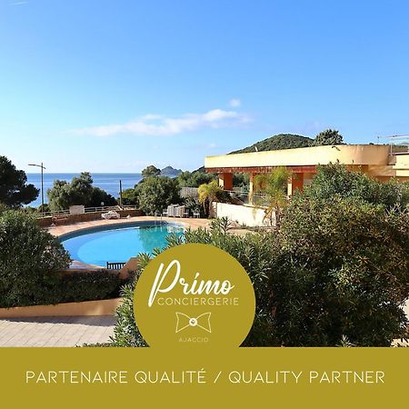 Superbe T2 Vue Mer - Piscine & Plage A 100M Ajaccio  Luaran gambar