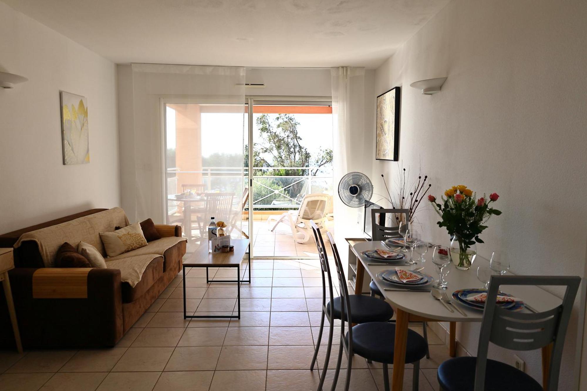 Superbe T2 Vue Mer - Piscine & Plage A 100M Ajaccio  Luaran gambar