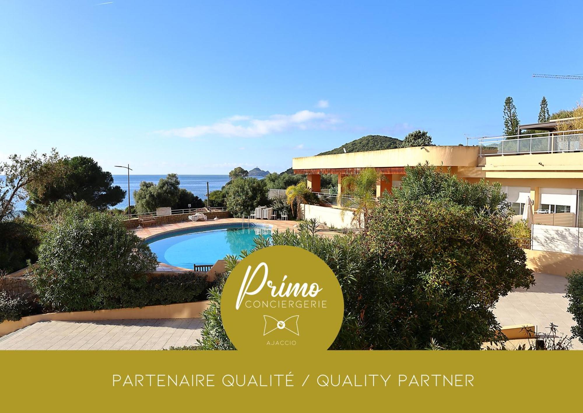 Superbe T2 Vue Mer - Piscine & Plage A 100M Ajaccio  Luaran gambar